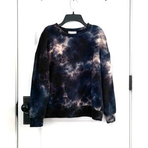 Christina Haack Lovers + Friends Tie Dye Crew Sweatshirt